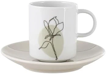 Porland Alyssa Bej 6 Kişilik Kahve Takımı 90cc - Resim 2