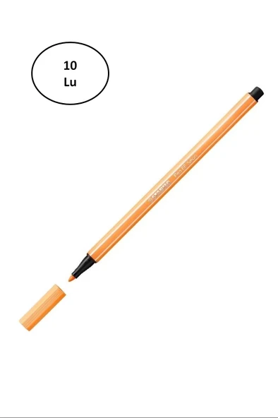 Umut Stabilo Pen 68 Florasan Orange 68/054 10'lu