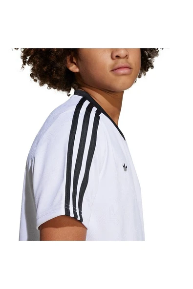 adidas Çocuk  Beyaz  T-shirt TEE JV7682 - Resim 6