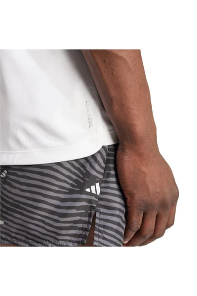 adidas Erkek  Beyaz  T-shirt adi365 E BL T M JM5740 - Resim 7