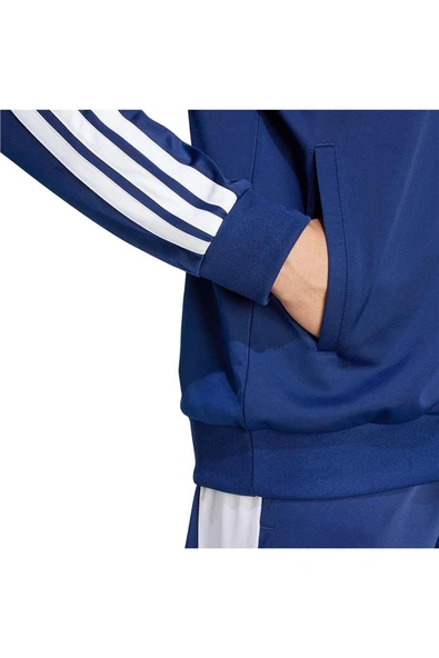 adidas Erkek  Mavi  Ceket M 3S TR CB TT JL8597 - Resim 6