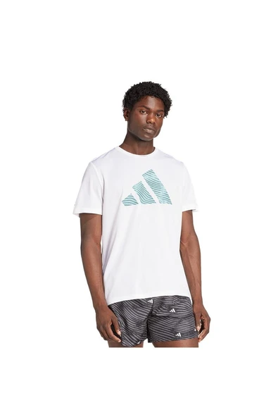 adidas Erkek  Beyaz  T-shirt adi365 E BL T M JM5740 - Resim 2