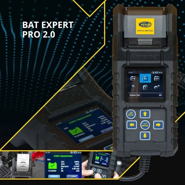 Magneti Marelli Bat Expert Pro 2.0 Akü Ölçüm ve Test Cihazı 7935660660 - 4