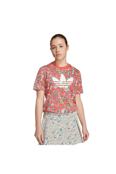 adidas Çocuk  Kırmızı  T-shirt TEE JV7817 ürün görseli 1