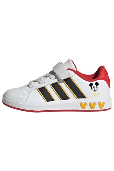 adidas Çocuk  Beyaz  Yürüyüş Ayakkabısı GRAND COURT MICKEY EL K JQ8067 - Resim 12