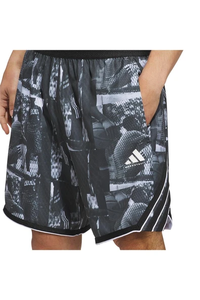 adidas Erkek  Beyaz  Şort CRAZYLITE AOP 5 JN2460 - 4