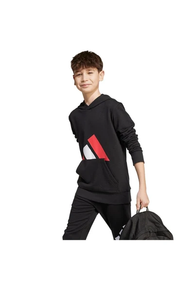 adidas Çocuk  Siyah  Sweatshirt J BL FT HD 280 JY0301 - 5