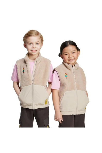 adidas Çocuk  Bej  Yelek LK SIM VST JL9200 - Resim 8