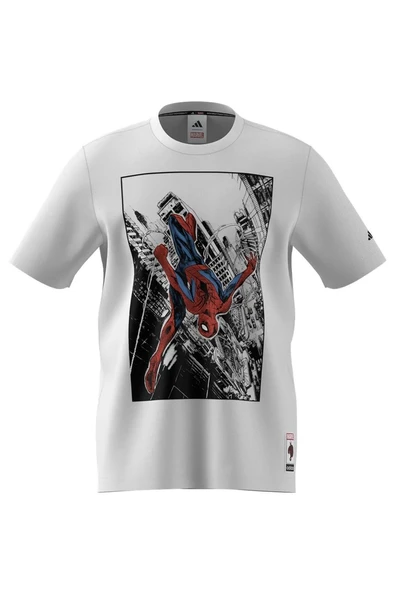 adidas Erkek  Beyaz  T-shirt M T-S JL5556 - Resim 7