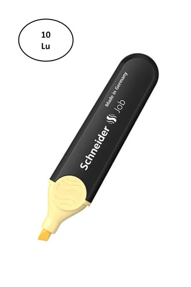 Schneider SCF091 Job Pastel 1-4,5 mm Vanilya Fosforlu Kalem 10'lu ürün görseli 1