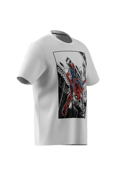 adidas Erkek  Beyaz  T-shirt M T-S JL5556 - Resim 9