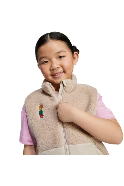 adidas Çocuk  Bej  Yelek LK SIM VST JL9200 - Resim 5