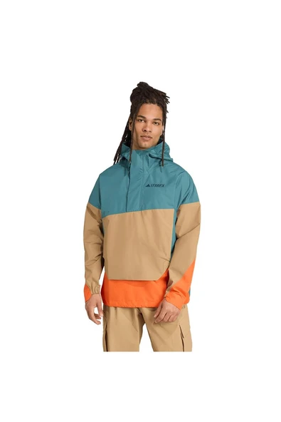 adidas Erkek  Yeşil  Ceket XPL 2.5L ANORAK JL9753 - Resim 2