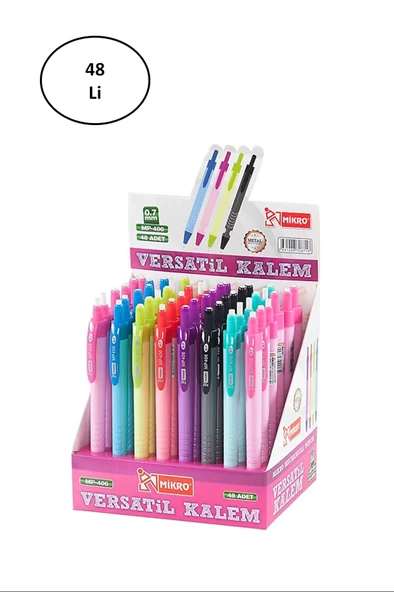 Mikro Mp 406-48 Standlı Versatil Kalem 0.7 mm 48'li ürün görseli 1