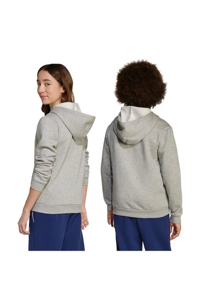 adidas Çocuk  Gri  Sweatshirt J CLGT OH FL HD JV7336 - Resim 7