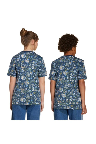 adidas Çocuk  Mavi  T-shirt TEE JV7818 - Resim 6