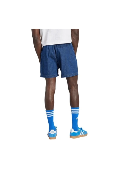 adidas Erkek  Mavi  Şort GRAPHIC REG SHO JX8169 - Resim 2