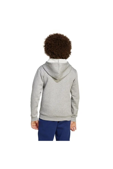 adidas Çocuk  Gri  Sweatshirt J CLGT OH FL HD JV7336 - Resim 3
