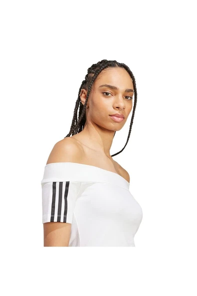 adidas Kadın  Beyaz  T-shirt BANDEAU SS JV9741 - 5
