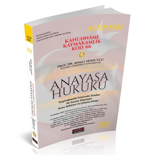 KANUNNAME Kaymakamlık Kod: 66 Savaş Yayınları Ağustos 2025 - 2