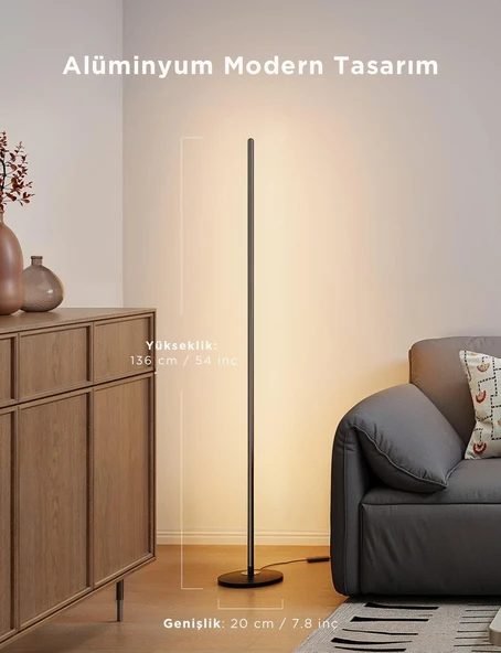 Govee Basic Akıllı Köşe Lambası Lite - Siyah - Resim 6