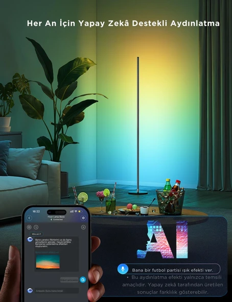 Govee Basic Akıllı Köşe Lambası Lite - Siyah - Resim 5