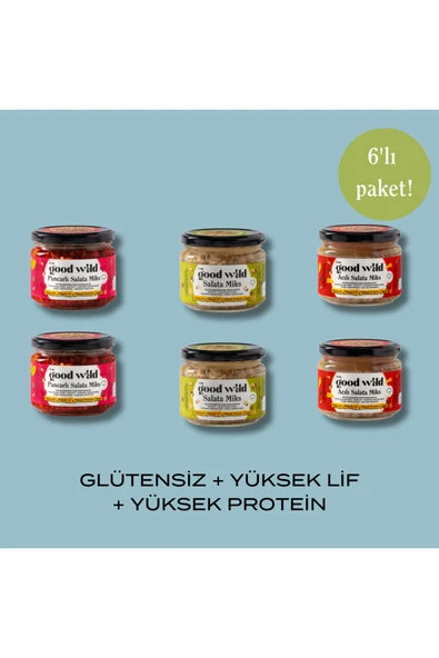 THE GOOD WILD Fermante Salata Miks Karma 6'lı Paket