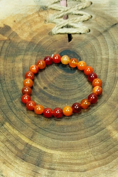 Akik Doğal Taş Bileklik Kutulu - Resim 4