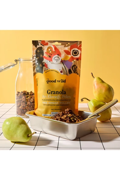 THE GOOD WILD Glütensiz, İlave Şekersiz Granola Arı Ekmeği & Polen 5'li Süper Paket - 3