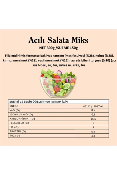 THE GOOD WILD Fermante Acılı Salata Miks 300 G - 4