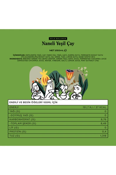 THE GOOD WILD Naneli Yeşil Çay 250 ml (9 Adet) - 2