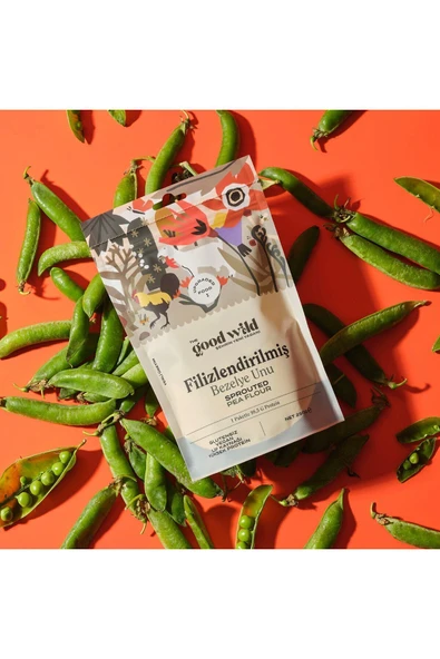 THE GOOD WILD Glütensiz Filizlendirilmiş Bezelye Unu 300 G - 3