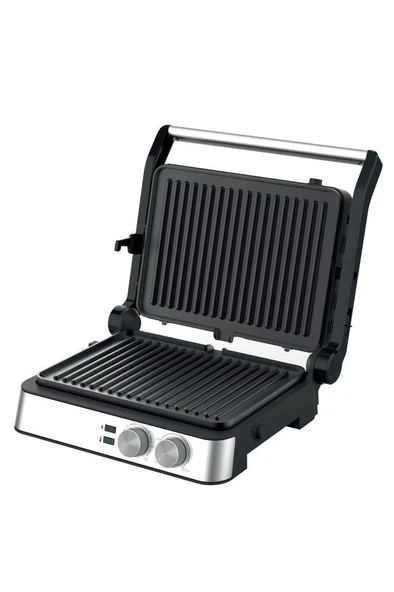 Torima TG-PRO300 Siyah-Gümüş 2000W Paslanmaz Çelik Tost Izgara Makinesi Çıkarılabilir Plaka - Resim 5