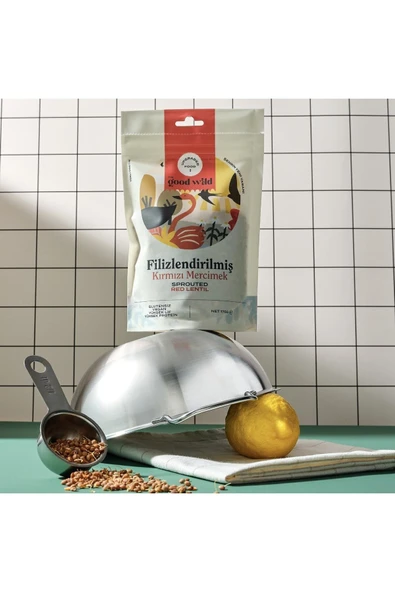 THE GOOD WILD Glütensiz Filizlendirilmiş Kırmızı Mercimek 175 G - 3