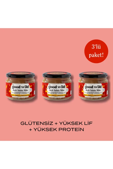 THE GOOD WILD Fermante Salata Miks Acılı 3'lü Paket