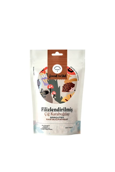 THE GOOD WILD Glütensiz Filizlendirilmiş Çiğ Karabuğday 175 G