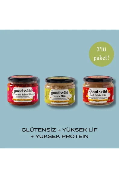 THE GOOD WILD Fermante Salata Miks Karma 3'lü Paket