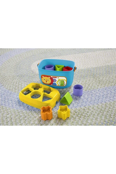 FISHER PRICE Fisher-Price Renkli Bloklar - Kova ve 10 Adet Blok Yerleştirme Oyunu FFC84 - Resim 3