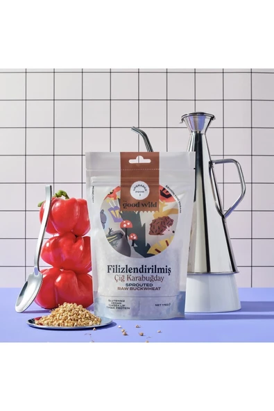 THE GOOD WILD Glütensiz Filizlendirilmiş Çiğ Karabuğday 175 G - 3