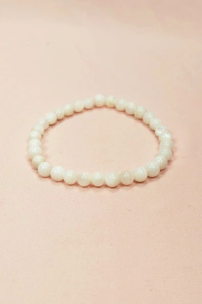 Sedef Doğal Taş Bileklik Kutulu ürün görseli 1