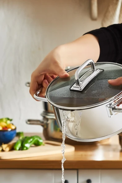 Emsan Chester 8 Parça Çelik Tencere Seti - 2