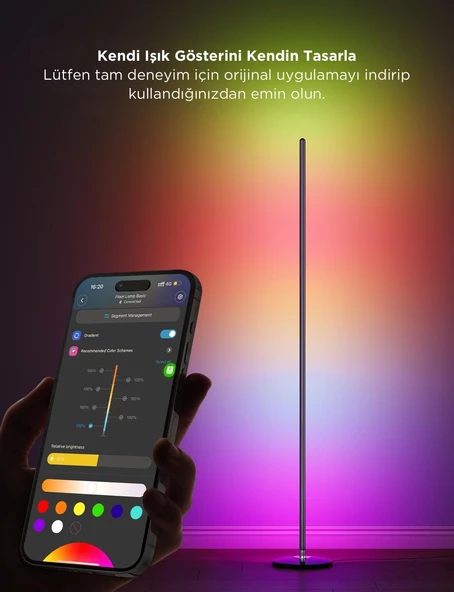 Govee Basic Akıllı Köşe Lambası Lite - Siyah - Resim 4