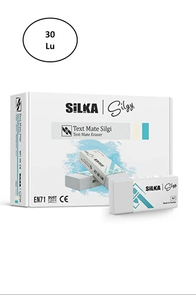 Silka Textmate Silgi No:30 30'lu ürün görseli 1