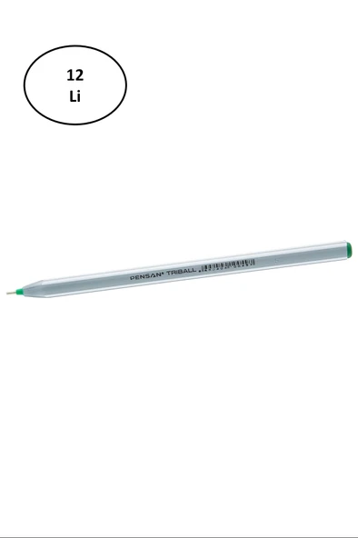 Pensan Trıball Tükenmez Kalem Yeşil 12.Li 1 mm - 3