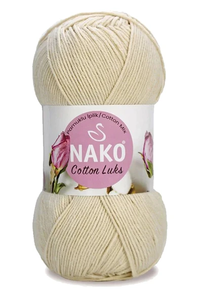 5 Adet Cotton Lüks Yelek Tunik Kazak Bluz Hırka İpi Yünü Açık Bej 97543 - 2