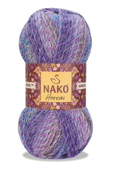 5 Adet Hercai Ebruli Hırka Kazak Atkı Bere El Örgü İpi Yünü 28181 - 2