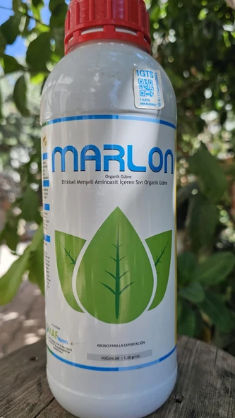 Organik Gübre Sıvı Marlon 10 Amino Asit Toprak, Yaprak Gübresi 1 Lt