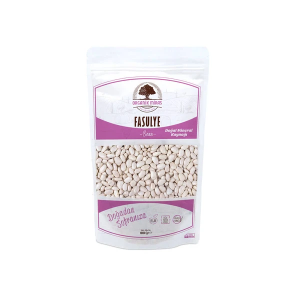 Organik Miras Dermason Fasulye 1kg - 1