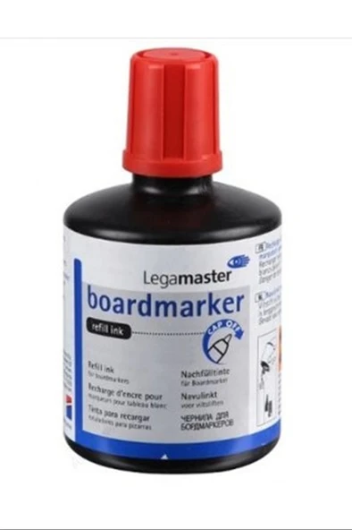 Edding 100 ml Kırmızı Tahta Kalemi Mürekkebi ürün görseli 1