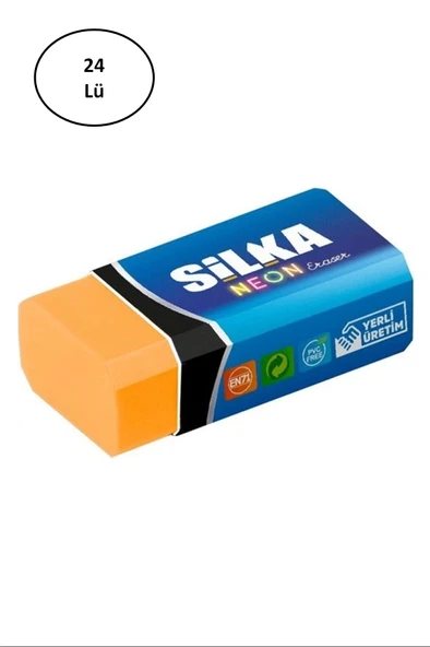 Silka Art.3 Neon Silgi 24'lü Paket - 2